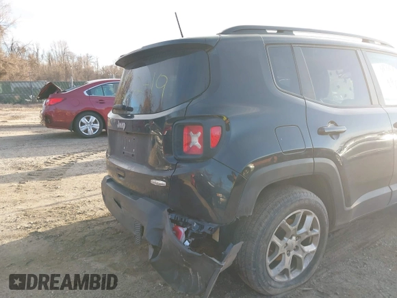 2018 Jeep Renegade Latitude with VIN ZACCJABB7JPH15240, listed as a IAAI auction lot 41727971 with 96,853 mi miles and . Bid and sale history available at carsss.com. Image 17.