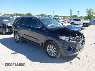 2016 Kia Sorento LX with VIN 5XYPGDA54GG043840, listed as a IAAI auction lot 41837698 with 57,947 mi miles. Bid and sale history available at carsss.com. Image 1.