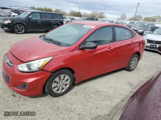 2015 Hyundai Accent GLS with VIN KMHCT4AE8FU896230, listed as a Copart auction lot 49002655 with 212,501 mi miles and Salvage Title. Bid and sale history available at carsss.com. Image 1.