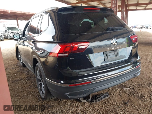 2022 Volkswagen Tiguan SE with VIN 3VV3B7AX4NM109997, listed as a IAAI auction lot 41906297 with 62,692 mi miles and . Bid and sale history available at DreamBid. Image 3.