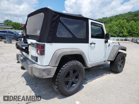 2016 Jeep Wrangler Black Bear with VIN 1C4AJWAG5GL151537, listed as a Copart auction lot 62665455 with 93,537 mi miles and Salvage title. Bid and sale history available at DreamBid. Image 3.