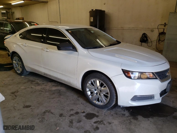 2016 Chevrolet Impala LS with VIN 2G11X5SA1G9177071, listed as a Copart auction lot 45287975 with 135,797 mi miles and Salvage Title. Bid and sale history available at carsss.com. Image 4.