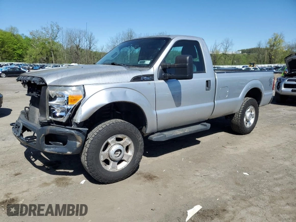 2012 Ford F-250 XL with VIN 1FTBF2B64CEA04600, listed as a Copart auction lot 54930025 with 127,925 mi miles and Salvage title. Bid and sale history available at DreamBid. Image 1.