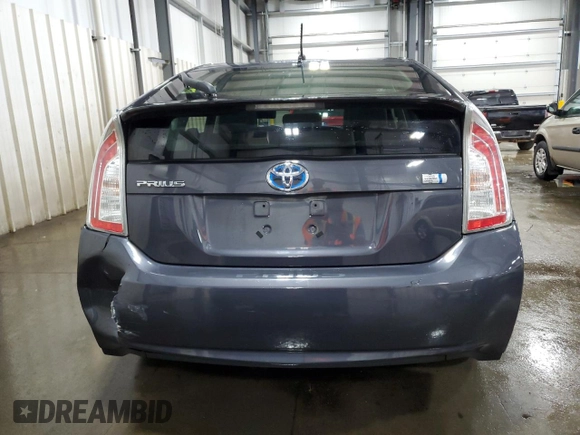 2013 Toyota Prius One with VIN JTDKN3DUXD1649944, listed as a Copart auction lot 52382095 with 233,680 mi miles and Salvage Title. Bid and sale history available at carsss.com. Image 6.