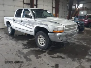 2004 Dodge Dakota SLT with VIN 1D7HG48N64S523528, listed as a IAAI auction lot 41199575 with 261,239 mi miles. Bid and sale history available at carsss.com. Image 1.
