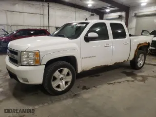 2008 Chevrolet Silverado 1500 LTZ with VIN 3GCEK13368G283510, listed as a Copart auction lot 52149885 with 169,221 mi miles and Salvage Title. Bid and sale history available at carsss.com. Image 1.