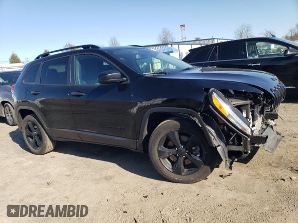 2017 Jeep Cherokee Sport with VIN 1C4PJMAB1HW648071, listed as a Copart auction lot 48479765 with 89,337 mi miles and Salvage Title. Bid and sale history available at carsss.com. Image 4.