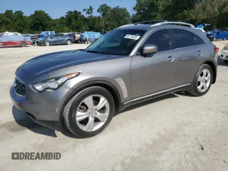 2011 Infiniti FX z VIN JN8AS1MU7BM110612, wystawiony jako Copart lot #55739435 z przebiegiem 193 075 mil mil oraz Szkoda całkowita • Salvage title. Historia ofert i sprzedaży dostępna na DreamBid. Obrazek 1.