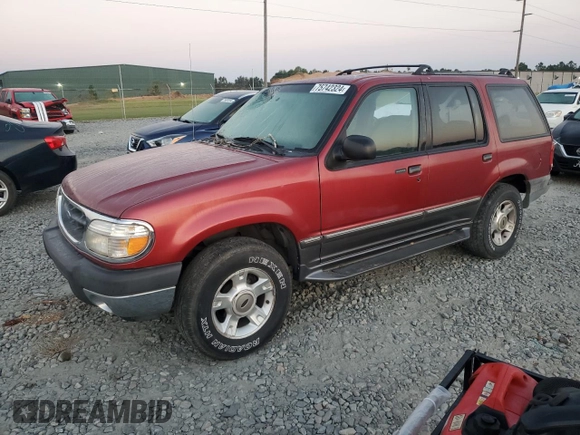 2000 Ford Explorer with VIN 1FMZU63X3YUB63135, listed as a Copart auction lot 75742324 with 168,191 mi miles and Salvage title. Bid and sale history available at DreamBid. Image 1.
