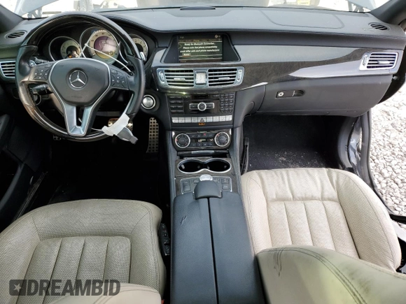 2012 Mercedes-Benz CLS 550 with VIN WDDLJ9BB6CA020898, listed as a Copart auction lot 54070485 with 125,419 mi miles and Salvage Title. Bid and sale history available at DreamBid. Image 8.