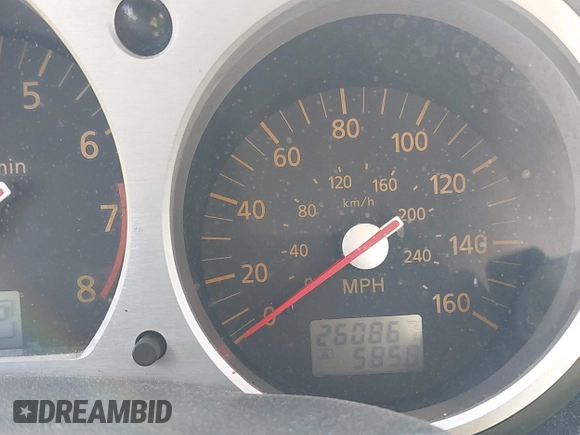 2003 Nissan 350Z Touring with VIN JN1AZ34E73T004666, listed as a IAAI auction lot 41877847 with 260,867 mi miles. Bid and sale history available at carsss.com. Image 15.