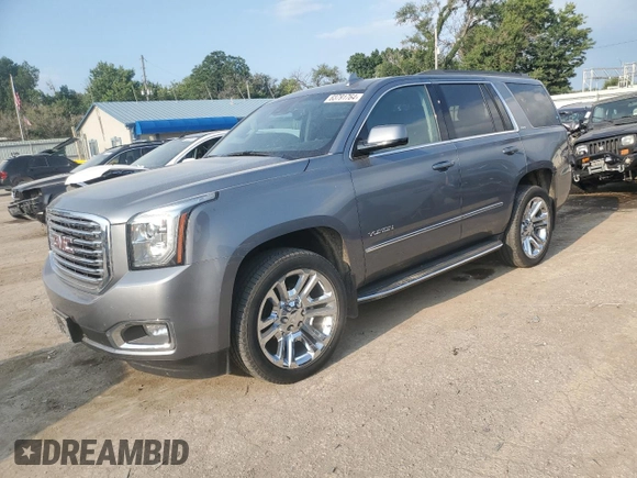 2019 GMC Yukon SLT with VIN 1GKS2BKC9KR211271, listed as a Copart auction lot 63791764 with 60,236 mi miles and Salvage Title. Bid and sale history available at carsss.com. Image 1.