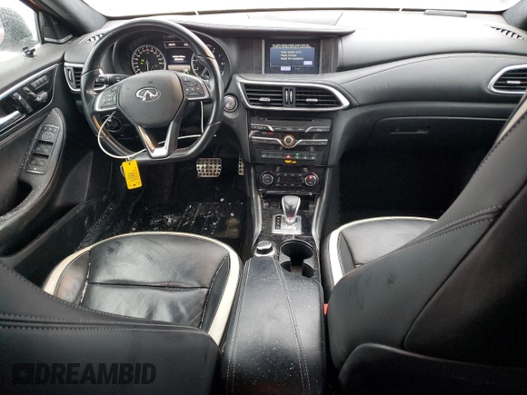 2017 Infiniti QX30 Premium with VIN SJKCH5CP9HA021587, listed as a Copart auction lot 45112045 with 127,276 mi miles and Salvage Title. Bid and sale history available at DreamBid. Image 8.