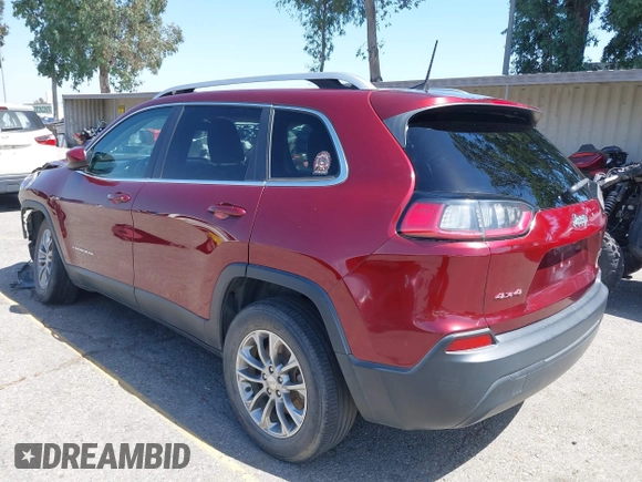 2019 Jeep Cherokee Latitude Plus with VIN 1C4PJMLB0KD231587, listed as a IAAI auction lot 42015017 with 116,463 mi miles and . Bid and sale history available at DreamBid. Image 3.