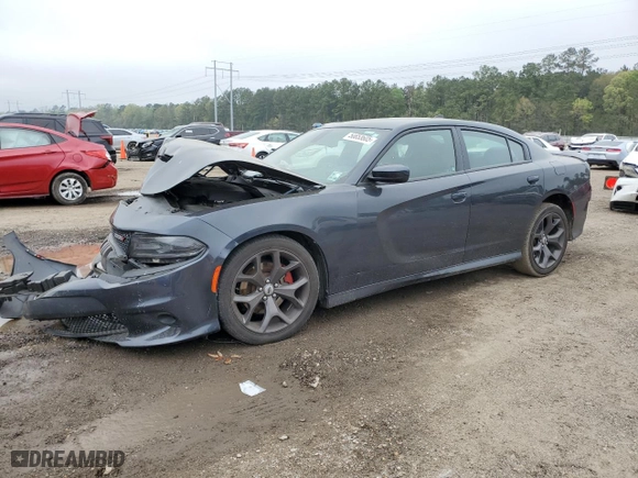 2019 Dodge Charger GT with VIN 2C3CDXHG7KH608905, listed as a Copart auction lot 50653605 with 118,112 mi miles and Salvage Title. Bid and sale history available at carsss.com. Image 1.
