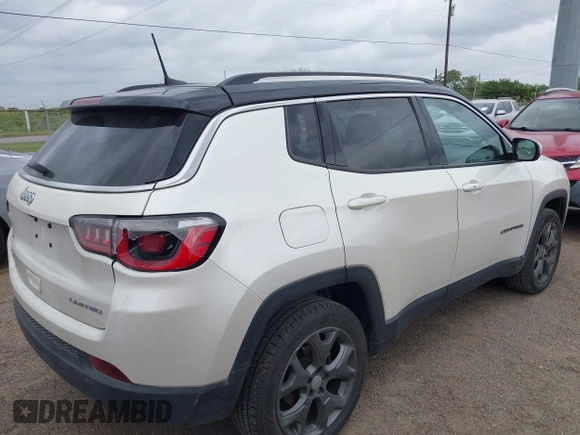 2018 Jeep Compass Limited z VIN 3C4NJDCBXJT100358, wystawiony jako IAAI lot #42107674 z przebiegiem 82 302 mil mil oraz . Historia ofert i sprzedaży dostępna na DreamBid. Obrazek 4.