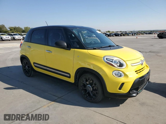 2016 FIAT 500L Trekking with VIN ZFBCFADH8GZ037582, listed as a Copart auction lot 78448494 with 107,744 mi miles and Salvage Title. Bid and sale history available at carsss.com. Image 4.