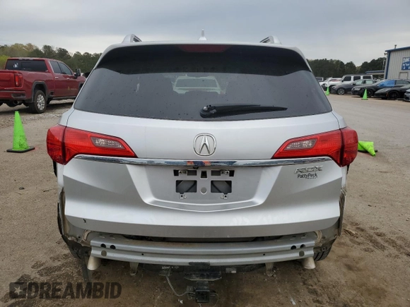 2015 Acura RDX Tech Pkg with VIN 5J8TB3H51FL013762, listed as a Copart auction lot 50046165 with 137,143 mi miles and Salvage Title. Bid and sale history available at carsss.com. Image 6.