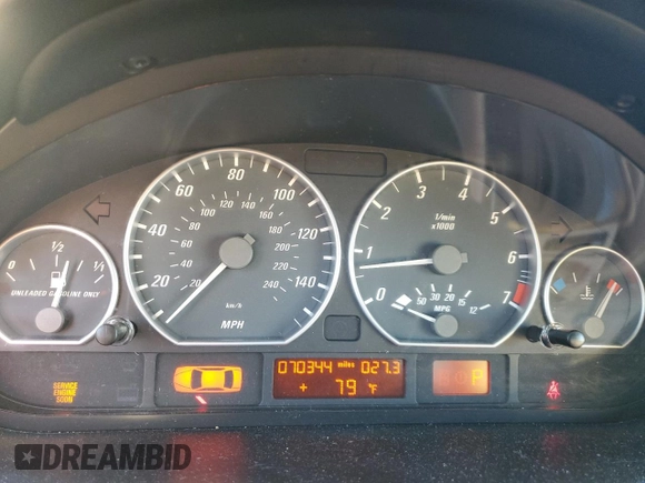 2005 BMW 3 Series 330Ci with VIN WBABW53485PL53102, listed as a Copart auction lot 84150234 with 70,344 mi miles and Salvage Title. Bid and sale history available at carsss.com. Image 9.