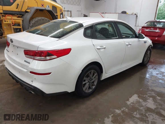 2020 Kia Optima LX with VIN 5XXGT4L34LG418924, listed as a IAAI auction lot 42314647 with 104,767 mi miles and . Bid and sale history available at DreamBid. Image 4.