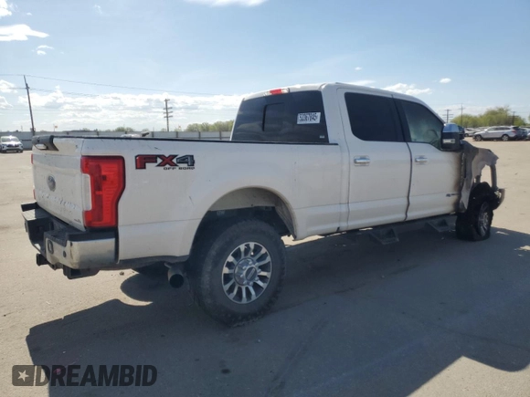 2017 Ford F-350 Platinum with VIN 1FT8W3BTXHEF38214, listed as a Copart auction lot 53367845 with Not provided miles and Salvage title. Bid and sale history available at DreamBid. Image 3.