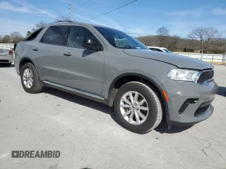 2023 Dodge Durango SXT with VIN 1C4RDHAG2PC635431, listed as a Copart auction lot 50195085 with 38,114 mi miles and Salvage title. Bid and sale history available at DreamBid. Image 4.