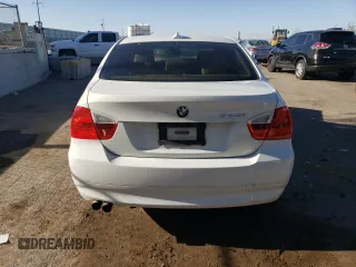2006 BMW 3 Series 325i with VIN WBAVB13506PT09008, listed as a Copart auction lot 52020275 with 0 mi miles and Salvage Title. Bid and sale history available at carsss.com. Image 6.