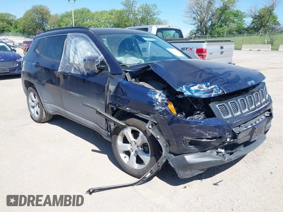 2018 Jeep Compass Latitude с VIN 3C4NJDBB1JT321011, выставлен на аукционе IAAI как лот 42282212 с пробегом 58 402 миль миль и . История ставок и продаж доступна на DreamBid. Изображение 1.