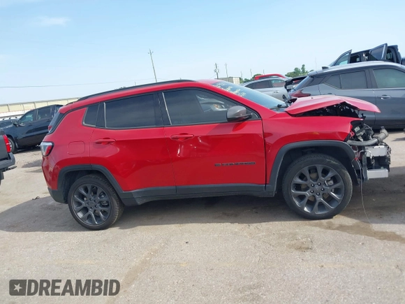 2021 Jeep Compass 80th Anniversary with VIN 3C4NJDEB9MT593337, listed as a IAAI auction lot 42247265 with 71,038 mi miles and . Bid and sale history available at DreamBid. Image 13.