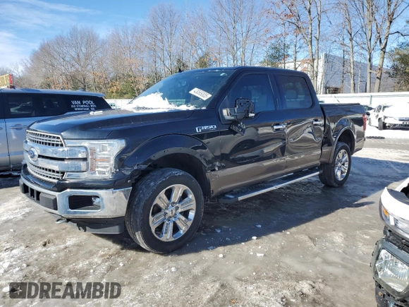 2018 Ford F-150 XL with VIN 1FTEW1EG0JFB07905, listed as a Copart auction lot 43065005 with 132,923 mi miles and Salvage Title. Bid and sale history available at carsss.com. Image 1.