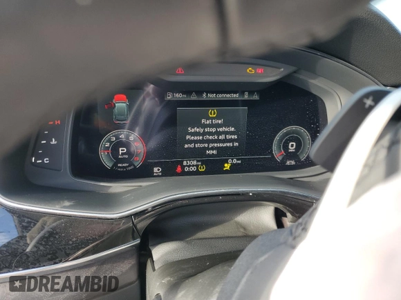 2023 Audi Q8 Premium with VIN WA1AVBF1XPD020187, listed as a Copart auction lot 86690014 with 8,308 mi miles and Salvage title. Bid and sale history available at DreamBid. Image 9.