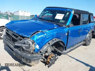 2022 Ford Bronco with VIN 1FMDE5BHXNLB00725, listed as a IAAI auction lot 41672345 with 46,569 mi miles. Bid and sale history available at carsss.com. Image 14.
