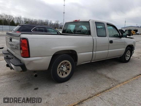2006 Chevrolet Silverado 1500 Work Truck with VIN 1GCEC19X16Z242674, listed as a Copart auction lot 50414035 with 307,275 mi miles and Salvage Title. Bid and sale history available at carsss.com. Image 3.