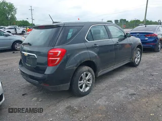 2017 Chevrolet Equinox LS with VIN 2GNALBEK4H1612596, listed as a IAAI auction lot 42052652 with 95,623 mi miles and . Bid and sale history available at carsss.com. Image 4.