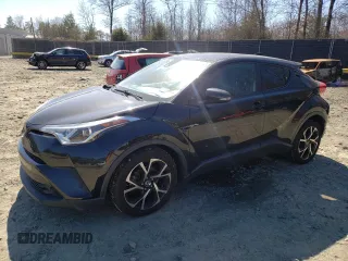 2019 Toyota C-HR XLE with VIN JTNKHMBX9K1062217, listed as a Copart auction lot 48850575 with 80,260 mi miles and Salvage Title. Bid and sale history available at DreamBid. Image 1.