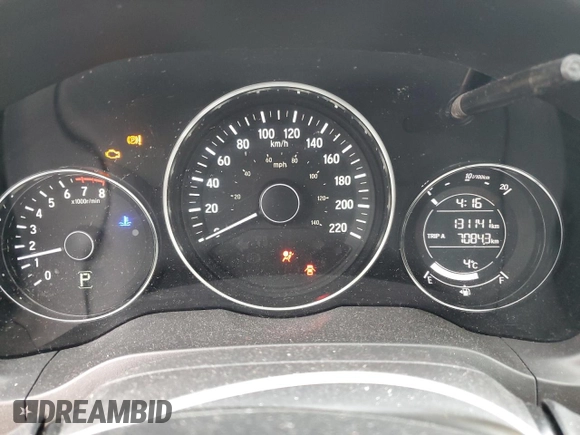 2017 Honda HR-V EX with VIN 3CZRU5H54HM101148, listed as a Copart auction lot 47595295 with 131,141 mi miles and Salvage Title. Bid and sale history available at DreamBid. Image 9.