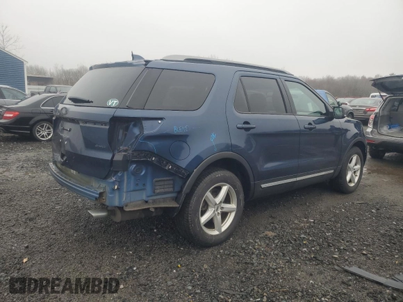 2017 Ford Explorer XLT with VIN 1FM5K8D85HGD32724, listed as a Copart auction lot 49831835 with 109,629 mi miles and Salvage Title. Bid and sale history available at DreamBid. Image 3.