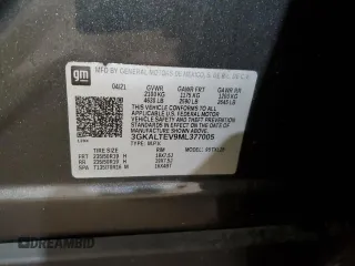 2021 GMC Terrain SLE с VIN 3GKALTEV9ML377005, выставлен на аукционе Copart как лот 56672755 с пробегом 67 583 миль миль и Списание • Salvage title. История ставок и продаж доступна на DreamBid. Изображение 13.