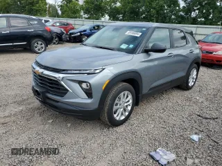 2024 Chevrolet TrailBlazer LS with VIN KL79MMS25RB052353, listed as a Copart auction lot 69180094 with 4,871 mi miles and Salvage Title. Bid and sale history available at DreamBid. Image 1.