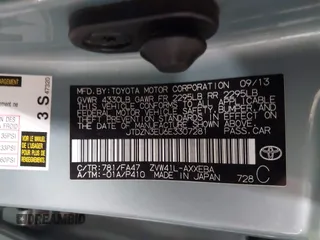 2014 Toyota Prius Two with VIN JTDZN3EU6E3307281, listed as a IAAI auction lot 42620699 with 116,908 mi miles and . Bid and sale history available at DreamBid. Image 9.