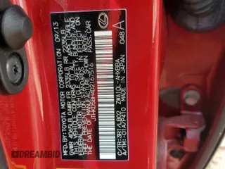 2013 Lexus CT 200h с VIN JTHKD5BH4D2167516, выставлен на аукционе Copart как лот 47007935 с пробегом Не указан миль и Списание • Salvage title. История ставок и продаж доступна на DreamBid. Изображение 13.