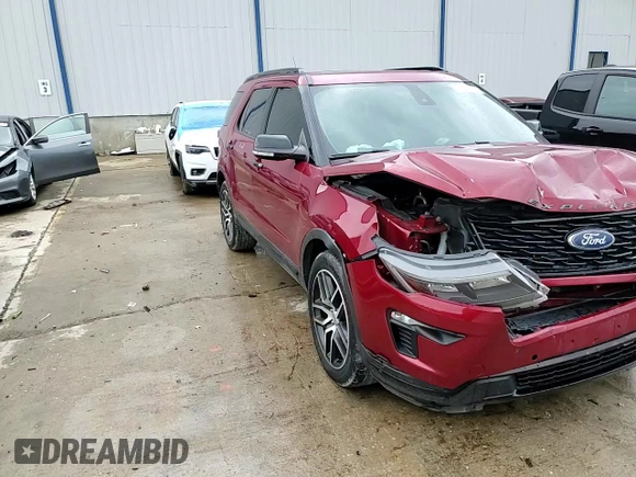 2019 Ford Explorer Sport z VIN 1FM5K8GT7KGA99646, wystawiony jako Copart lot #56158565 z przebiegiem 79 777 mil mil oraz Szkoda całkowita • Salvage title. Historia ofert i sprzedaży dostępna na DreamBid. Obrazek 14.