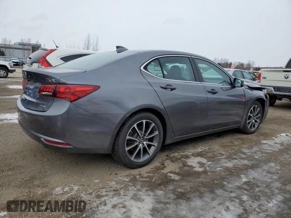 2017 Acura TLX V6 w/Technology Pkg with VIN 19UUB3F50HA800594, listed as a Copart auction lot 80662914 with 136,297 mi miles and Salvage Title. Bid and sale history available at carsss.com. Image 3.