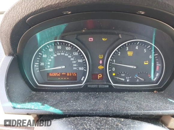 2007 BMW X3 3.0si with VIN WBXPC93497WF26827, listed as a IAAI auction lot 42130088 with 160,852 mi miles. Bid and sale history available at carsss.com. Image 7.