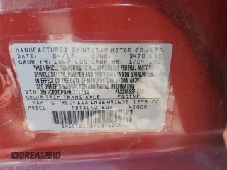 2017 Nissan Note SV with VIN 3N1CE2CP8HL371234, listed as a Copart auction lot 65012335 with 65,759 mi miles and Clean title. Bid and sale history available at DreamBid. Image 13.