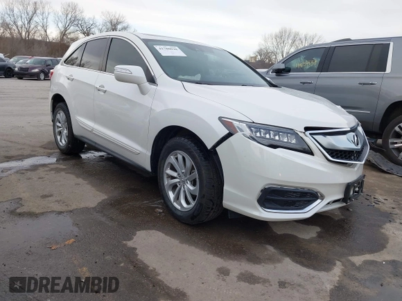 2016 Acura RDX Technology with VIN 5J8TB3H56GL001561, listed as a IAAI auction lot 41780028 with 50,770 mi miles and . Bid and sale history available at DreamBid. Image 1.