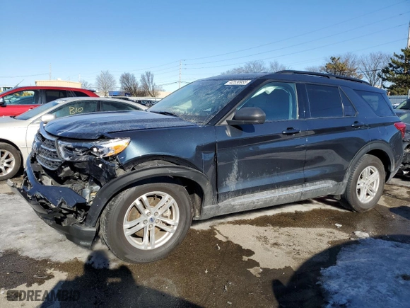 2022 Ford Explorer XLT with VIN 1FMSK7DH4NGC17704, listed as a Copart auction lot 42530955 with NaN miles and Salvage Title. Bid and sale history available at carsss.com. Image 1.
