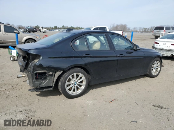 2018 BMW 3 Series 320i xDrive with VIN WBA8E5G52JNU47627, listed as a Copart auction lot 46192395 with 61,349 mi miles and Salvage Title. Bid and sale history available at carsss.com. Image 3.