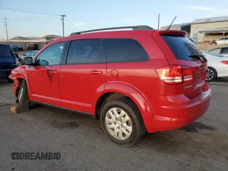 2016 Dodge Journey American Value with VIN 3C4PDCABXGT185692, listed as a Copart auction lot 52123065 with 40,963 mi miles and Salvage Title. Bid and sale history available at DreamBid. Image 2.