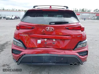 2022 Hyundai Kona N Line with VIN KM8K33A30NU794312, listed as a IAAI auction lot 41875100 with 21,880 mi miles. Bid and sale history available at carsss.com. Image 17.